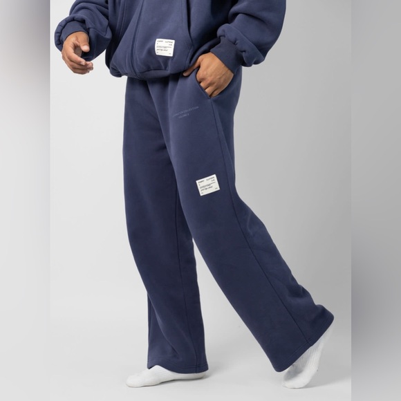 Affirmation Straight Leg Midnight Blue Sweatpants Unisex NWT Size 2XL
